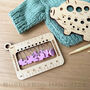 Pig Shaped Knitting Needle Gauge And Stitch Marker Set, thumbnail 3 of 7