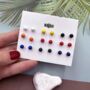 Multicolour Ball Studs Earrings, thumbnail 1 of 2