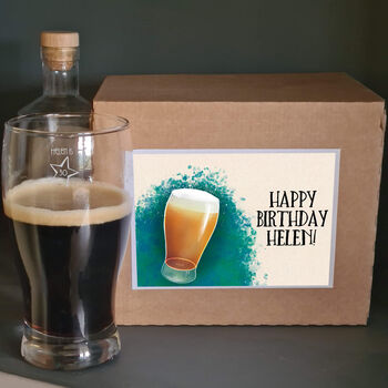 Personalised 30th Birthday Gift Star Pint Glass, 5 of 7
