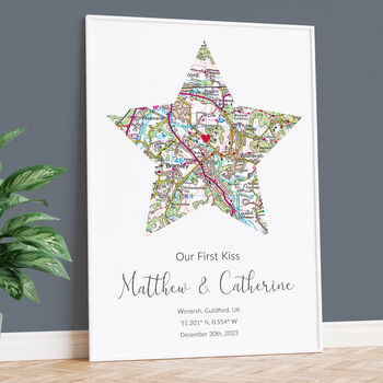 Where We Said I Do Ordnance Survey Landranger Personalised Map Print Wedding Gift, 3 of 12