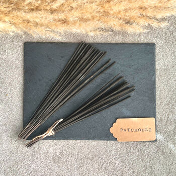 Patchouli Incense Sticks Hand Rolled With Essential Oil, 2 of 5