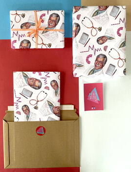 Diagnosis Murder Wrapping Paper, 90s Tv Detective Wrap, 3 of 8