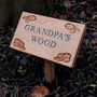 Personalised Engraved Oak Plaque With Stake, thumbnail 3 of 4