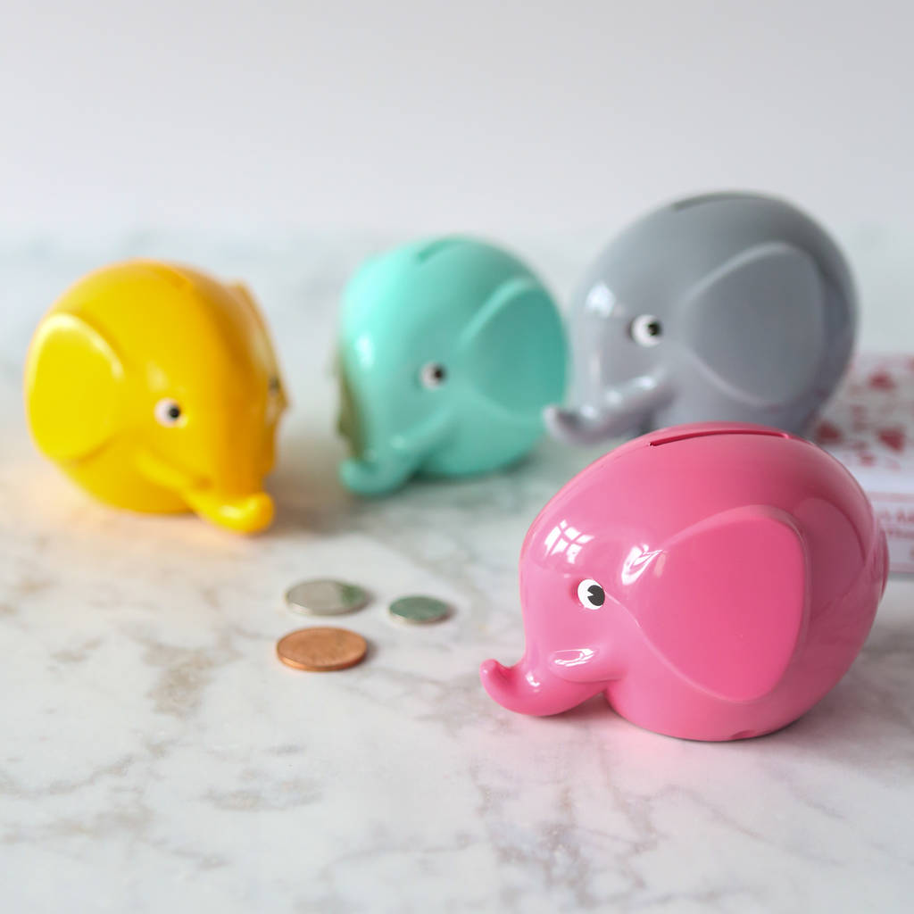 Retro Style Elephant Money Box By Berylune