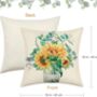 Four Decorative Square Cushion Covers Pillowcases, thumbnail 8 of 10