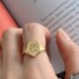 14 K Gold Or Silver Sunflower Ring, thumbnail 6 of 8