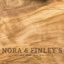 Personalised Wood Charcuterie Board For Couples, thumbnail 4 of 8