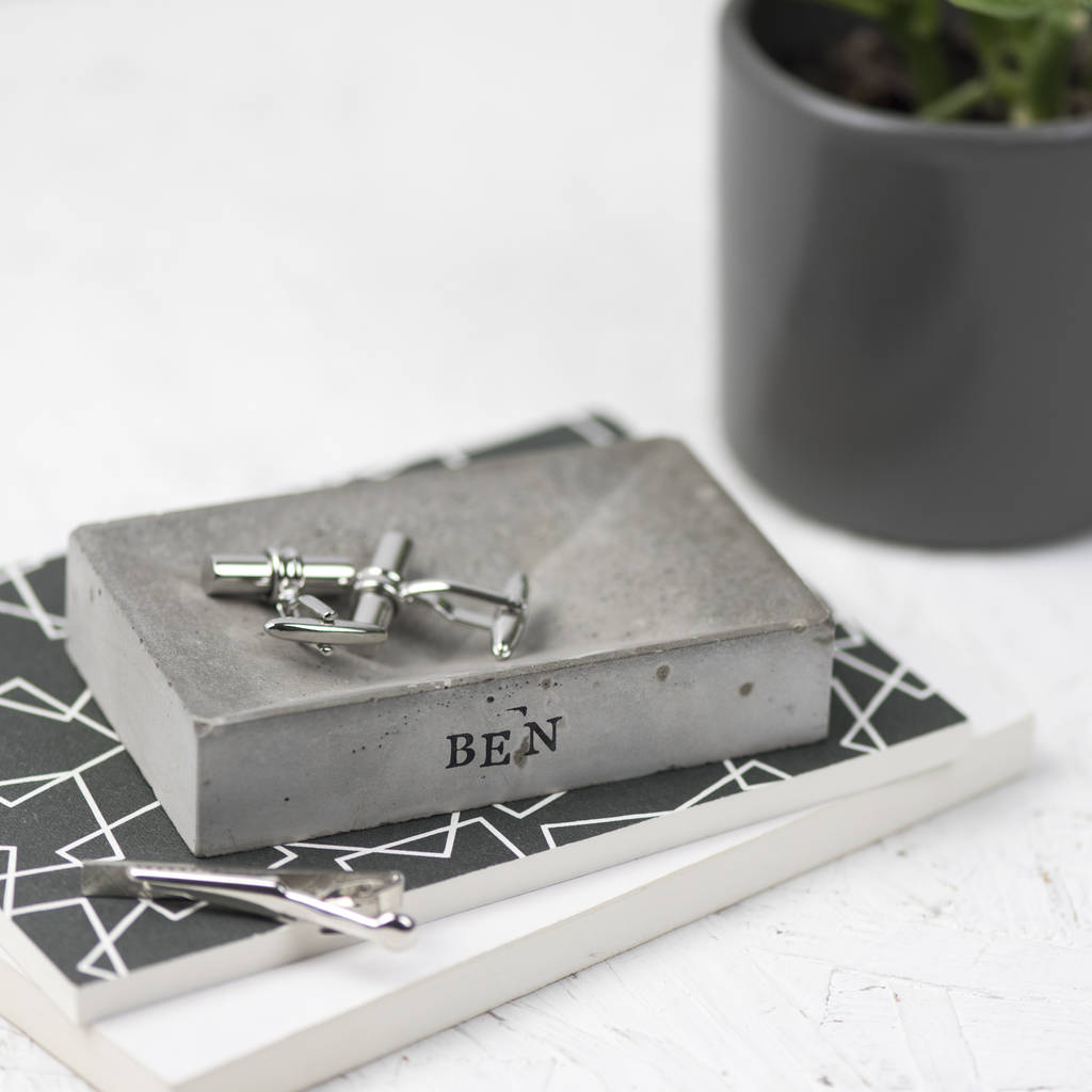 Small Personalised Concrete Storage Tray, 1 of 6