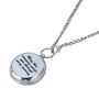 Personalised Silver Colour Compass Necklace Gift, thumbnail 5 of 12