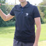 Personalised Golf Polo Swing Motif Gift For Him, thumbnail 2 of 5
