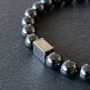 Hematite Bead Bracelet, thumbnail 4 of 8