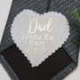 Father Of The Bride Wedding Keepsake Personalised Patch, thumbnail 3 of 7