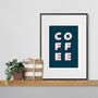 Coffee, Retro, Poster Print, thumbnail 6 of 7