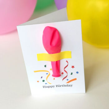 Personalised Happy Birthday Balloon Card, 3 of 4