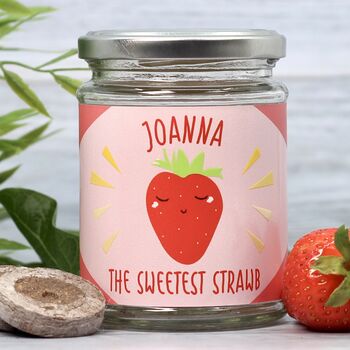 Personalised Sweet Strawberry Jar Grow Kit, 2 of 8