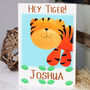 Personalised Hey Tiger! Any Occasion Card, thumbnail 3 of 9
