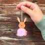 Make Your Own Pom Pom Bunny Decoration Kit, thumbnail 7 of 7