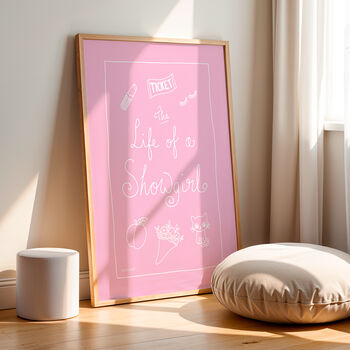 Life Of A Showgirl, Taylor Swift Inspired Print, 4 of 8