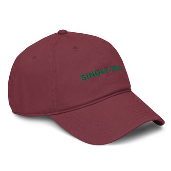 Gustatory Single Origin. Cotton Embroidered Cap, 3 of 12