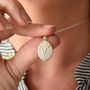 Sterling Silver Birth Flower Necklace, thumbnail 9 of 11