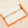 Personalised Crystal Intertwined Bracelet, thumbnail 2 of 5