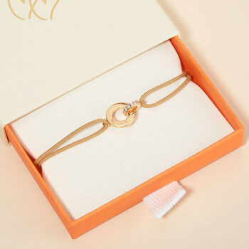 Personalised Crystal Intertwined Bracelet, 2 of 5