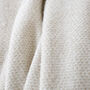 Extra Large Beige And Cream Wool Throw, thumbnail 4 of 4