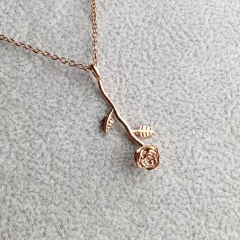 Eliza Day Wild Rose Sterling Silver Rose Gold Plated, 4 of 7