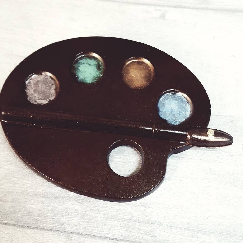 Chocolate Painters Palette Personalised Gift Box By Precious Little