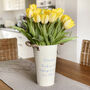 Personalised Mother's Day Cream Flower Bucket, thumbnail 1 of 4