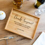 Personalised Drinks Anyone Serving Tray, thumbnail 2 of 4