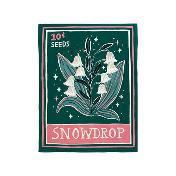 Snowdrop Floral Print, 2 of 2