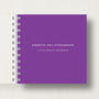 Personalised Little Purple Notebook, thumbnail 1 of 4