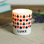 Personalised Suits Scented Natural Wax Candle, thumbnail 1 of 6