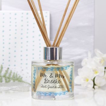 Personalised Wedding Reed Diffuser Gift Set, 10 of 10