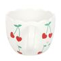 Scalloped Cherry Print Mug, thumbnail 3 of 3