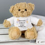 Personalised Litte One Teddy Bear, thumbnail 4 of 4