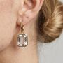 Shikaku Grey Stone Earrings, thumbnail 5 of 5