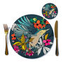 Large Round Placemat Heatproof British Birds Nuthatch, thumbnail 5 of 8