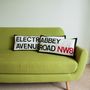 The Personalised Iconic Street Name Cushion, thumbnail 1 of 12