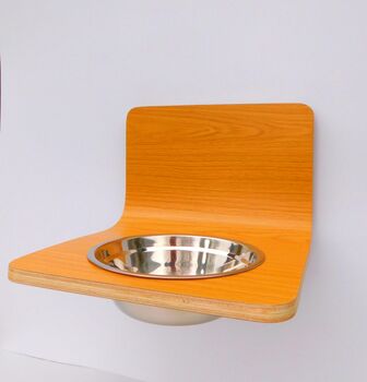 Single / Double Bowl Wall Mounted Dog Feeder, 4 of 9
