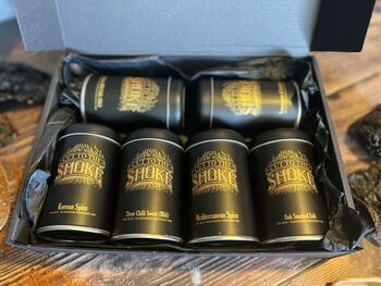 Premium BBQ Gift Set Shakers Six Pack, 2 of 3