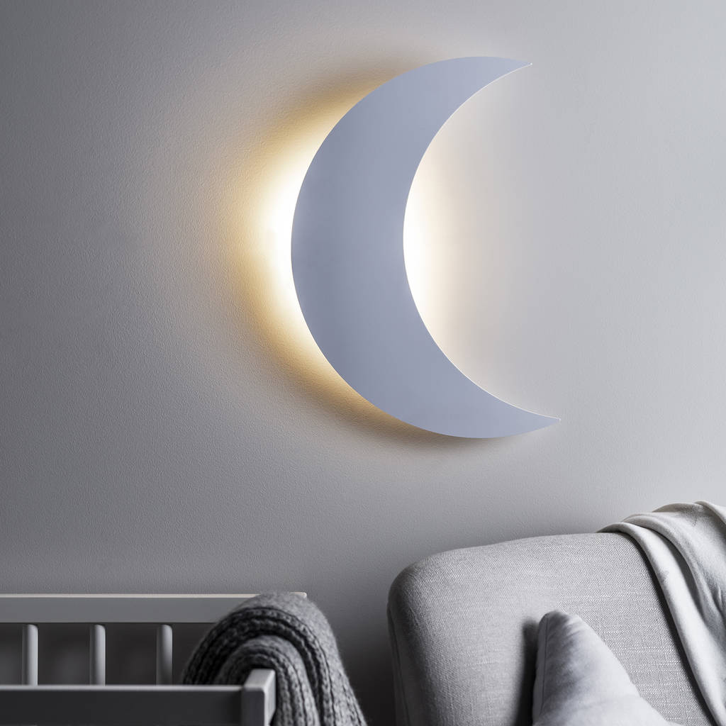 Moon Battery Bedroom Night Light By Lights4fun