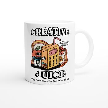 'Creative Juice' Retro Style Groovy Mug, 5 of 5