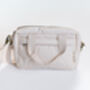 Quilted Changing Stroller Bag Beige/Scallop, thumbnail 1 of 9
