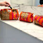 Quilted Cotton Tiger Print Cosmetics Three Set, thumbnail 1 of 3