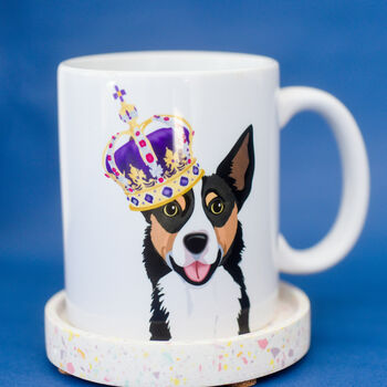 King's Coronation Royal Dog Personalised Mug, 4 of 11