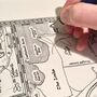 Lindisfarne Map Hand Drawn Fine Art Print, thumbnail 7 of 12