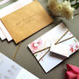 Pink Blossom Wedding Invitations Sample, thumbnail 4 of 7