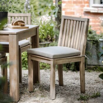 Pair Of Porthallow Indoor/Outdoor Dining Chairs, 2 of 5